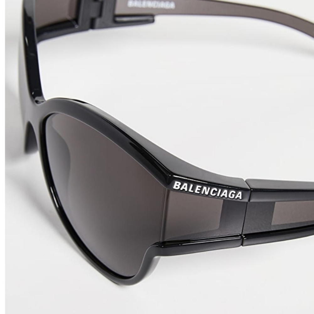BALENCIAGA Shield Wrap Sunglasses - Picture 3 of 10